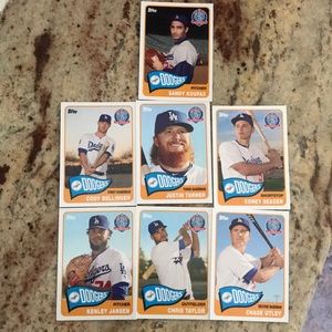 Dodgers 60th Anniversary Collector Card Set